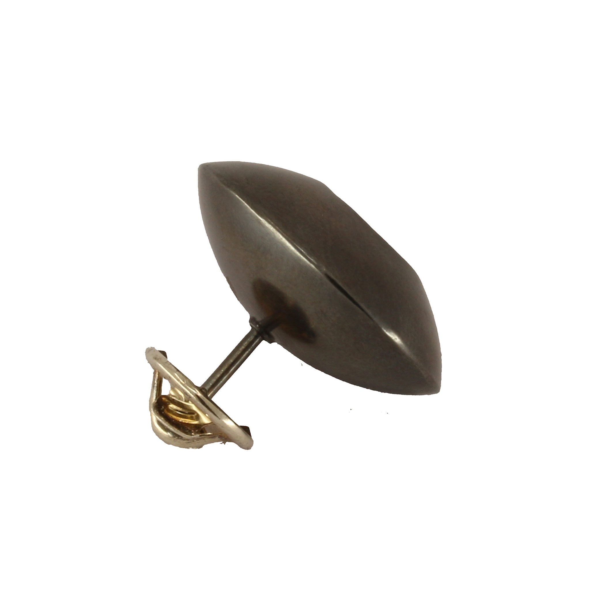 Circular H.n10 Pin with Cubic Zirconias in Silver